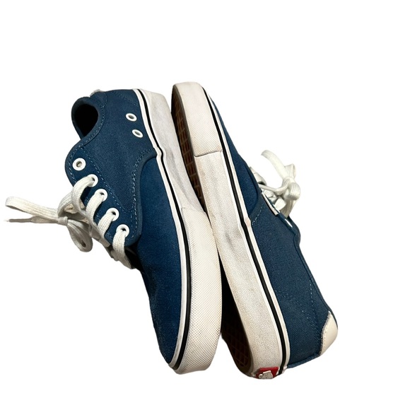 Vans Chima Ferguson Ultracush Blue Suede Shoes - Picture 6 of 10